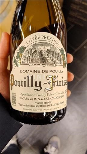 Bourgogne Pouilly-fuissé Domaine Pouilly Prestige 2024
