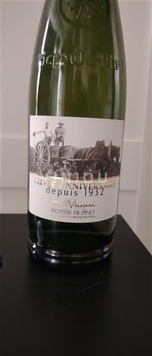 Languedoc Picpoul-de-pinet Vignobles Vellas Anniversaire depuis 1932 2023