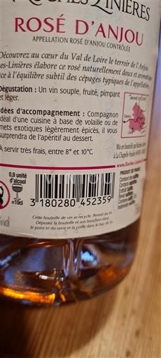 Loire Valley Rosé d'Anjou Les Coteaux des Linières 2021