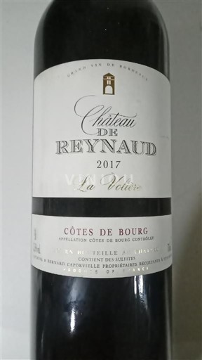 Bordeaux Côtes-de-bourg Château Reynaud La Volière 2017