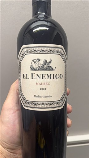 Mendoza Bodega Catena Zapata El Enemigo 2022