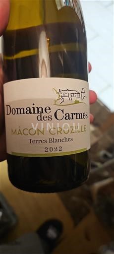 Burgund Mâcon und Mâcon-Dörfer Domaine S Carmes Terres Blanches 2022