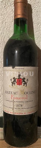 Bordeaux Pomerol Château Moulinet 1978