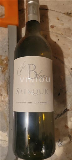 Vinos Blanc sec Le Blanc Saïkouk 2021 Francia Burdeos Bordeaux Vin de France