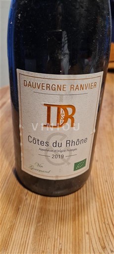 Údolí Rhôny Côtes-du-Rhône Dauvergne Ranvier 2019
