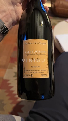 Wines Rouge sec Mathilde et Yves Gangloff 2023 France Rhône Valley Saint-Joseph AOC