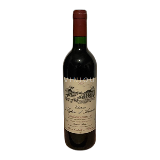 Бордо Сент-Емільйон Гран Крю Château L'Église d'Armens 2003