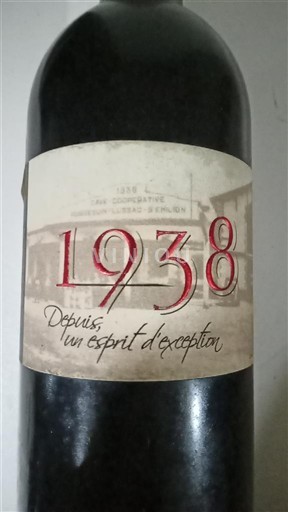 Bordeaux Puisseguin-saint-émilion Cave Coopérative de Puisseguin Saint-Émilion 1938 Non Millésimé