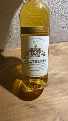 Vinos Blanc liquoreux Cave Augustin Florent 2023 Francia Burdeos Sauternes AOC