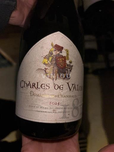 Rhône-dalen Châteauneuf-du-Pape Domaine Chanssaud Charles de Valois 2015