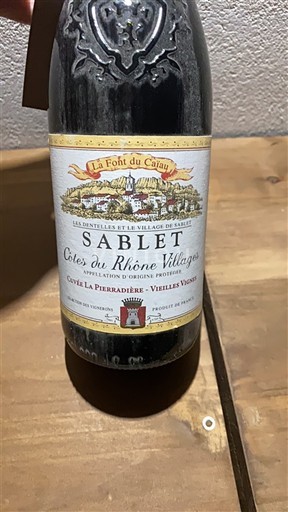 Thung lũng Rhône Không được chỉ định La Font du Loup La Pierrière - Vieilles Vignes 2022