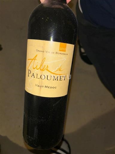 Bordeaux Haut-Médoc Château Paloumey Ailes de Paloumey 2010
