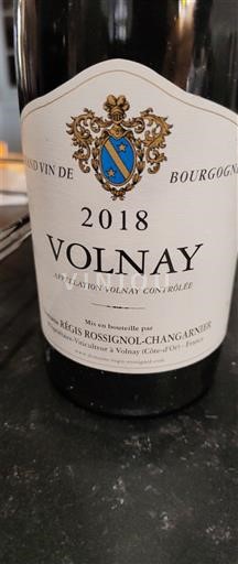 Borgogna Volnay Régis Rossignol-Changarnier 2018