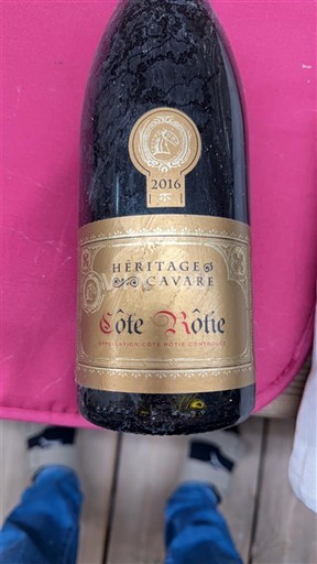 Rhônen laakso Côte-rôtie Héritages Cavare 2016