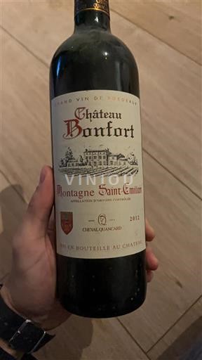 Bordeaux Montagne-saint-émilion Château Bonfort 2012