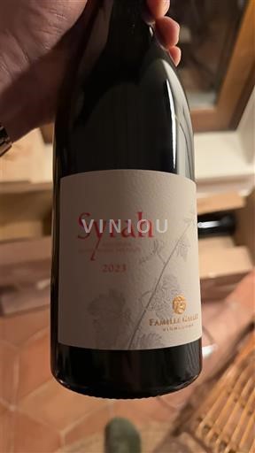 Alps and Rhone Valley Rhône Hills Famille Gallet Syrah 2023