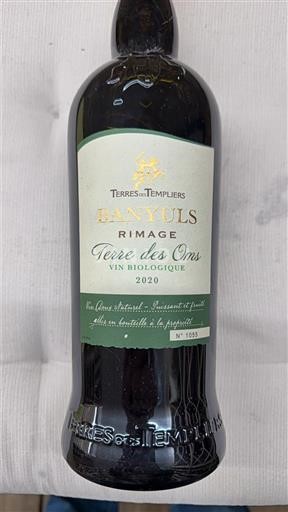 Roussillon Banyuls Terres des Templiers Terre des Oms Rimage 2020