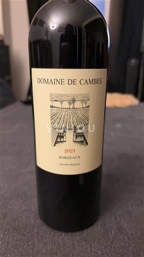 Bordeaux Domaine Cambes 2021