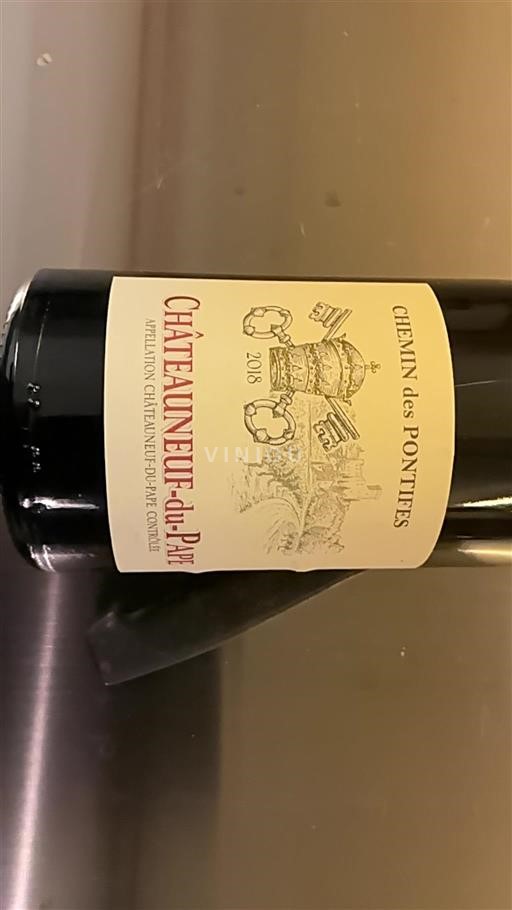 Rona dolina Châteauneuf-du-Pape Chemin des Pontifes 2018