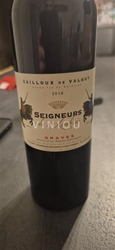 Bordeaux Graves Cailloux de Valguy Seigneurs de Lestignac 2018