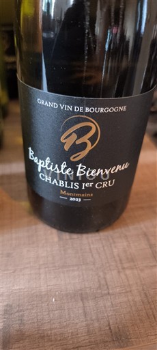 Bourgondië Niet gespecificeerd Premier Cru Baptiste Bienvenu Montmains 2023