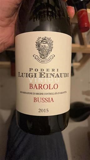 П'ємонт Бароло Poderi Luigi Einaudi Bussia 2015