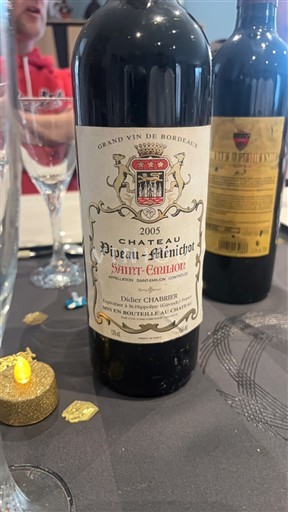 Bordeaux Saint-Émilion Château Pipeau-Ménichot 2005