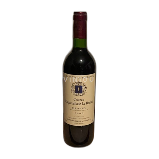 Bordeaux Graves Château Roquetaillade Le Bernet 2000