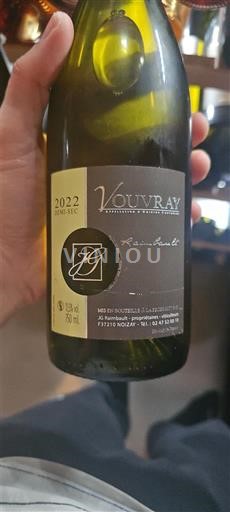 Vallée de la Loire Vouvray Jean-François Gile Renaissance 2022