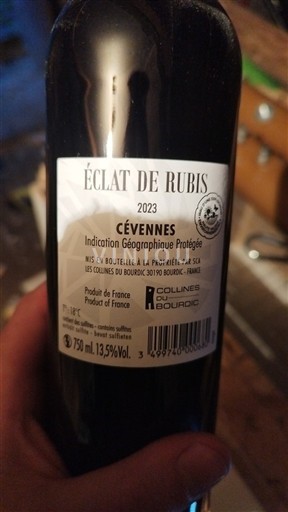 Languedoc a Roussillon Cévennes Les Collines du Bourdic Éclat de Rubis 2023
