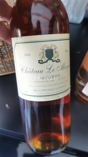 Bordeaux Sauternes Château Le Mayne 2004