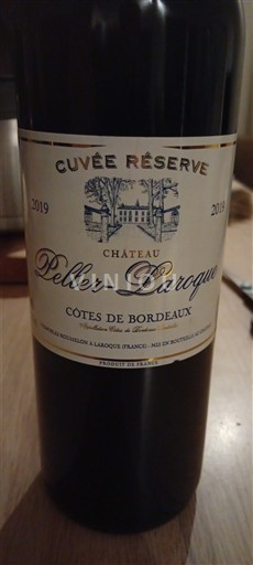 Bordeaux Côtes-de-Bordeaux Château Peller-Laroque Réserve 2019