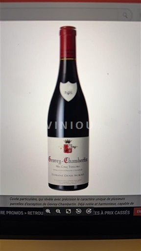 Bourgogne Gevrey-chambertin Domaine Nis Mortet Vieilles Vignes 2023
