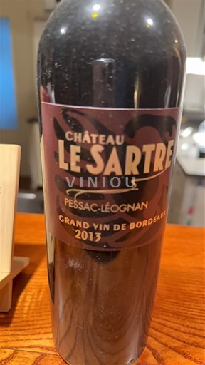 Bordeaux Pessac-Léognan Château Le Sartre 2013
