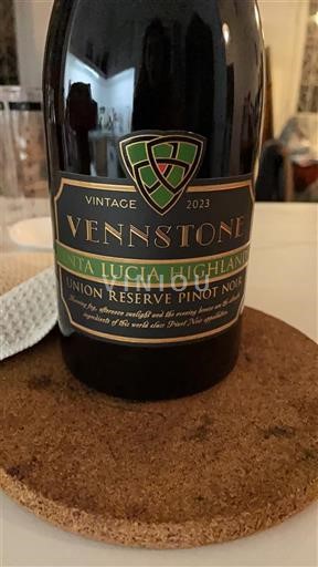 Kalifornijske AVA Santa Lucia Highlands Vennstone Union Reserve Pinot Noir 2023