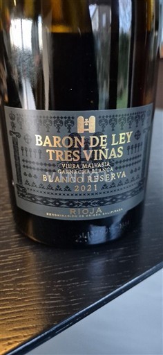 La Rioja Rioja Baron de Ley Tres Viñas Blanco Reserva 2021
