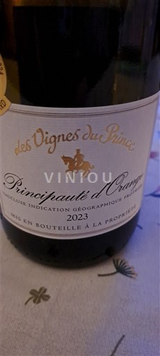 Provence, Nedre Rhône-dalen, Korsika Principauté d'Orange Les Vignes du Prince 2023