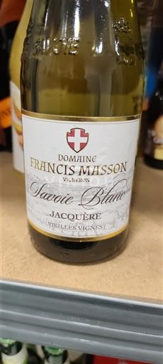 Savoie og Bugey Savoie-vin Domaine Francis Masson Vieilles Vignes 2020