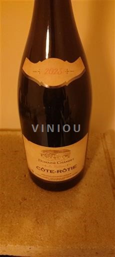 Rhônen laakso Côte-rôtie Domaine Champet 2023