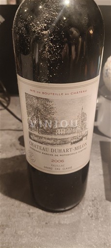 Bordeaux Pauillac Grand Cru Château Hart-Milon 2006