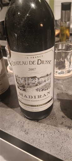 Sudoeste Madiran Château Diusse 2007