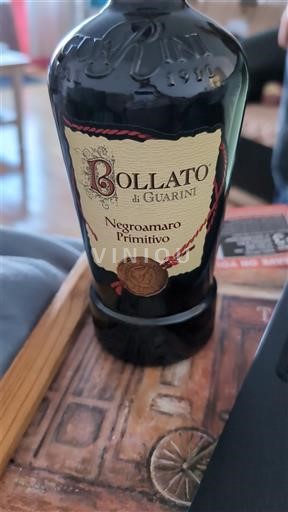 Apulia Susumaniello Salento Guarini Bollato 2023