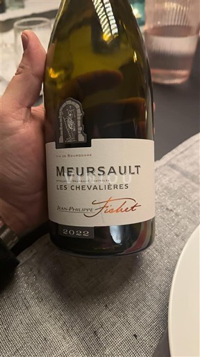 Bourgogne Meursault Jean-Philippe Fichet Les Chevalières 2022