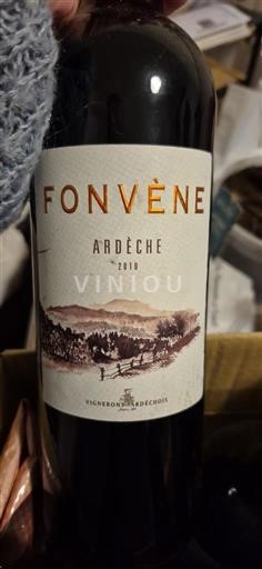 Alps and Rhone Valley Ardèche Vignerons Ardéchois Fonvène 2018