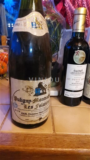 Burgundy Puligny-Montrachet Premier Cru Henri Clerc Les Folatières 1993