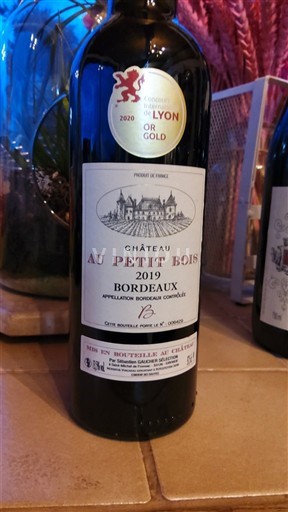 Bordeaux Château Au Petit Bois 2019