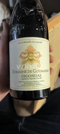 Vini Rouge sec Domaine Goumarre 2021 Francia Valle del Rodano Gigondas AOC