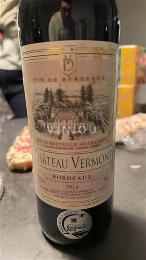 Bordeaux Château Vermont 2014