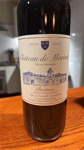 Bordeaux Château Morinot 2018