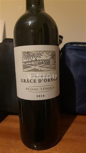 Bordeaux Pessac-Léognan Domaine La Grâce d'Ornon 2018